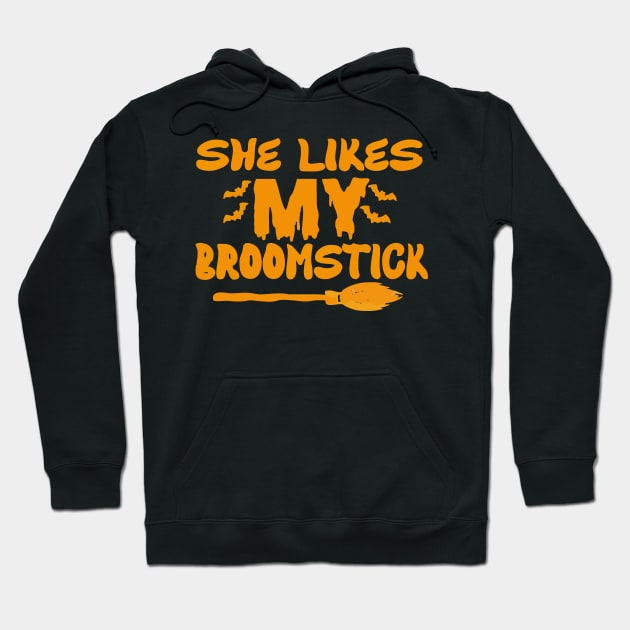 she likes my broomstick Hoodie by Vortex.Merch